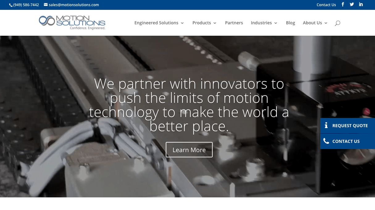 motion solutions website