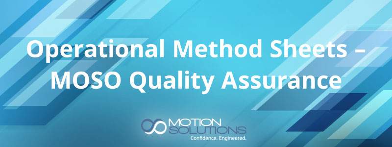 Operational Method Sheets – MOSO Quality Assurance