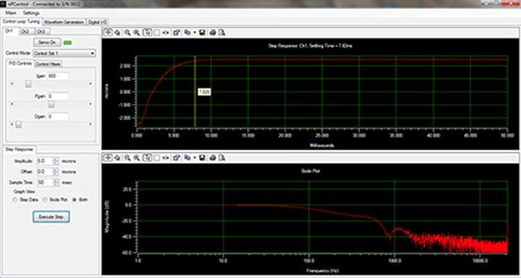 Nanopositioning Software