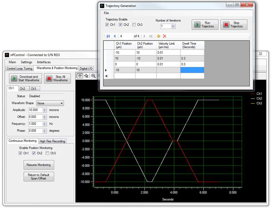 Trajectory Generation Interface